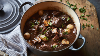 receta simple y sencilla  Boeuf Bourguignon