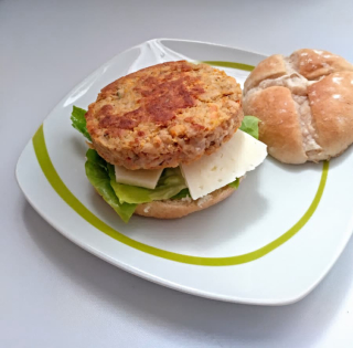 receta simple y sencilla  Hamburguesa de soja texturizada