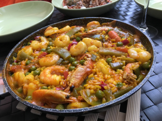 receta simple y sencilla  Paella rápida