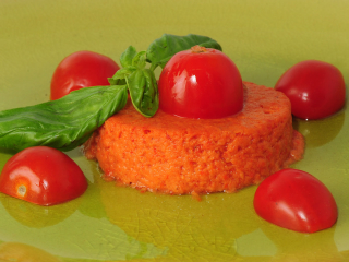 receta simple y sencilla  Flan de tomate