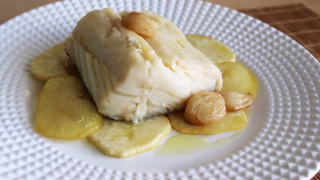 receta simple y sencilla  Bacalao confitado