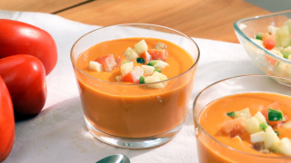 receta simple y sencilla  Gazpacho andaluz