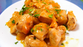 receta simple y sencilla  Pollo a la naranja