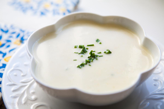 receta simple y sencilla  Vichyssoise