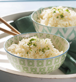 receta simple y sencilla  Arroz sabroso (microondas)