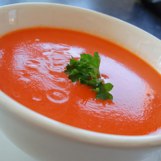 receta simple y sencilla  Sopa de tomate