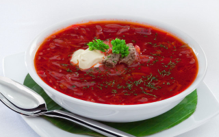 receta simple y sencilla  Borsch ucraniano