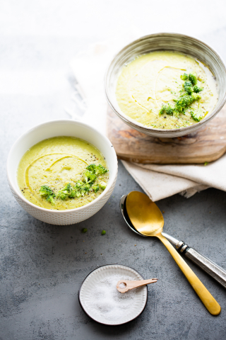 receta simple y sencilla  Crema de brócoli