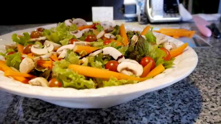 receta simple y sencilla  Ensalada de colores