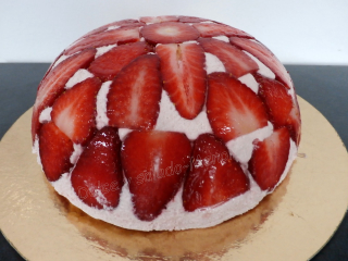 receta simple y sencilla  Bomba de fresas