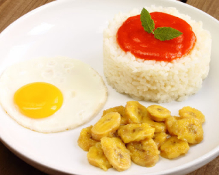 receta simple y sencilla Arroz a la cubana