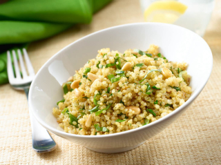 receta simple y sencilla  Pilaf de quinoa