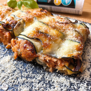 receta simple y sencilla  Canelones de atún y calabacín