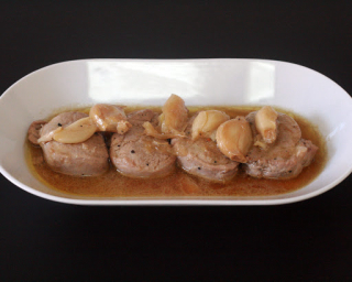 receta simple y sencilla  Solomillo de cerdo al whisky