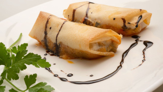 receta simple y sencilla  Rollitos de verdura y queso