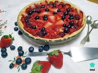 receta simple y sencilla  Tarta de frutos rojos