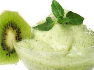 receta simple y sencilla  Sorbete de kiwi