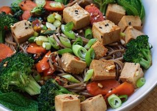 receta simple y sencilla  Salpicón de tofu ahumado