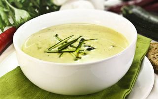 receta simple y sencilla  Sopa crema de calabacín