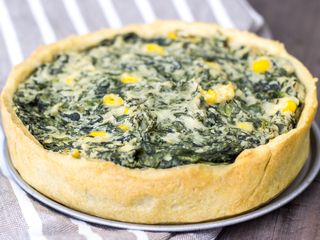 receta simple y sencilla Quiche vegana