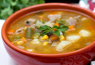 receta simple y sencilla  Caldo de la huerta