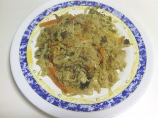 receta simple y sencilla Repollo a lo John Lenon