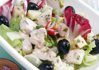 receta simple y sencilla Ensalada crujiente