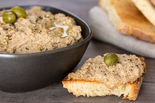 receta simple y sencilla Paté de olivas