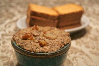 receta simple y sencilla Paté de tofu y nueces