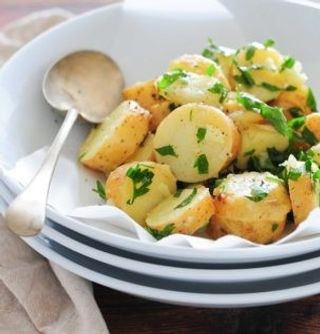 receta simple y sencilla Patatas asadas al microondas