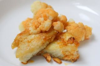 receta simple y sencilla Bacalao con coliflor