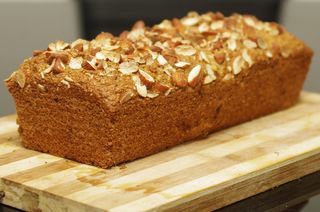 receta simple y sencilla Budin de frutas al microondas