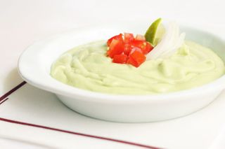 receta simple y sencilla Crema de aguacate con yogur