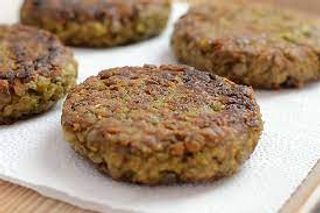 receta simple y sencilla Hamburguesa de lentejas