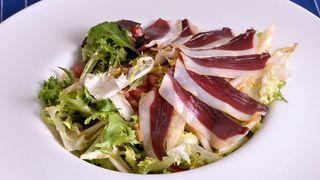 receta simple y sencilla Ensalada de jamón