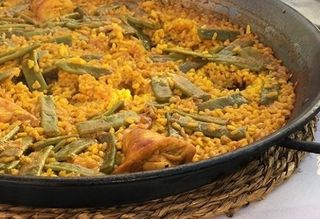 receta simple y sencilla Paella