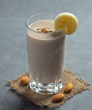 receta simple y sencilla Batido de plátano y avena