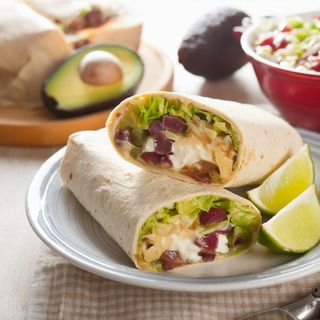 receta simple y sencilla Burrito vegano