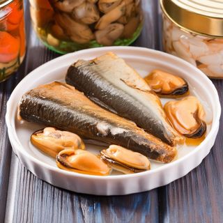 receta simple y sencilla Mejillones en escabeche y sardinillas